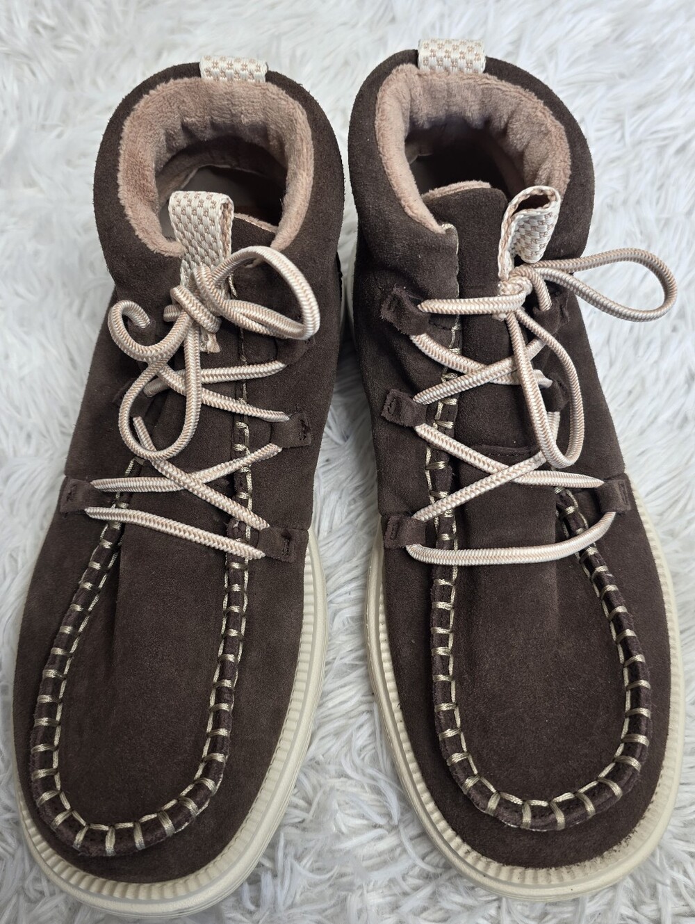 HEY DUDE Reyes Suede Boots in Espresso Brown - Women’s Size 8 - Picture 5 of 6